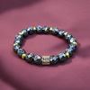 Picture of Anchor of Confidence:  FACETED Hematite Grounding Bracelet (17cm)