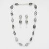 Picture of Lunar Light Necklace with Rainbow Moonstone & Agate