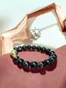 Picture of (17cm) The Ultimate Protector: Black Obsidian and Black Tourmaline Bracelet  with Magnet