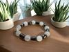 Picture of (15cm) Calmness Meets Grounding: Anger Management - Aquamarine and Hematite Bracelet